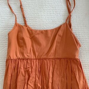 Anthropologie Maeve Orange Top